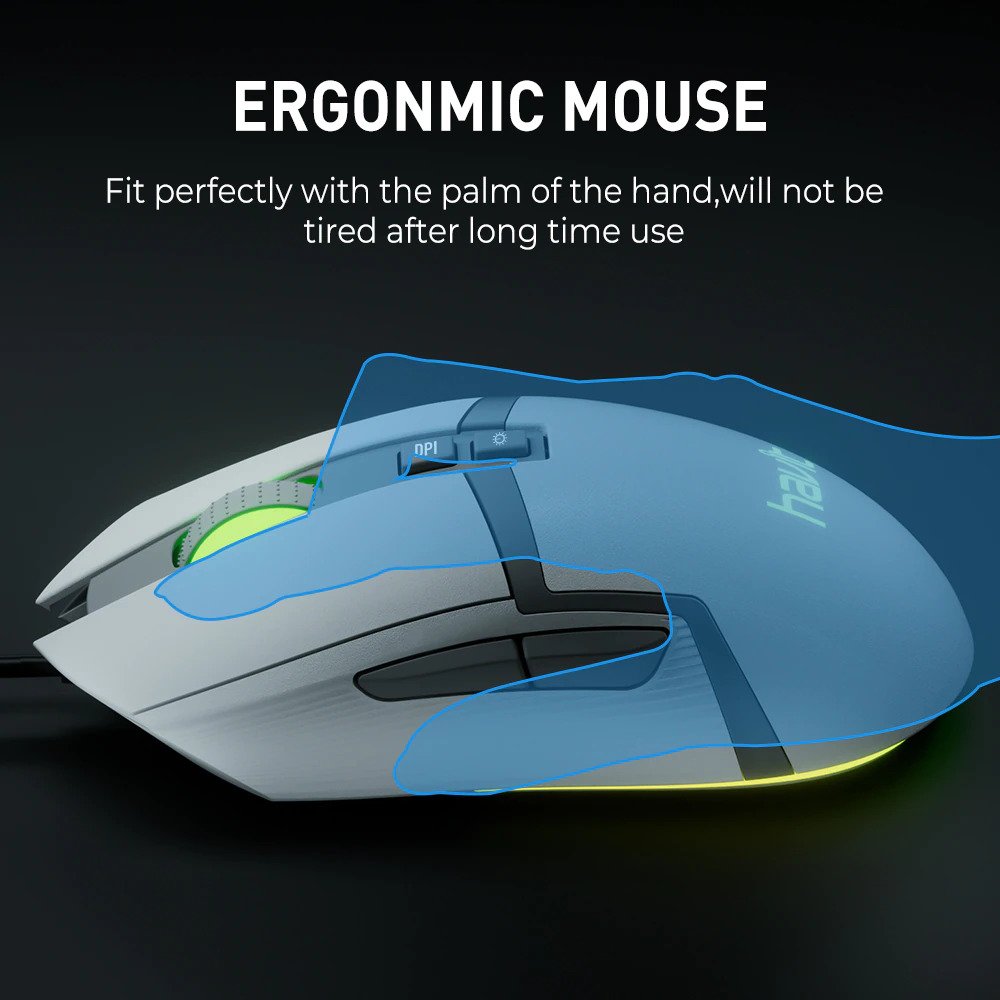 Havit Ms Pro Backlit Gaming Office Mouse